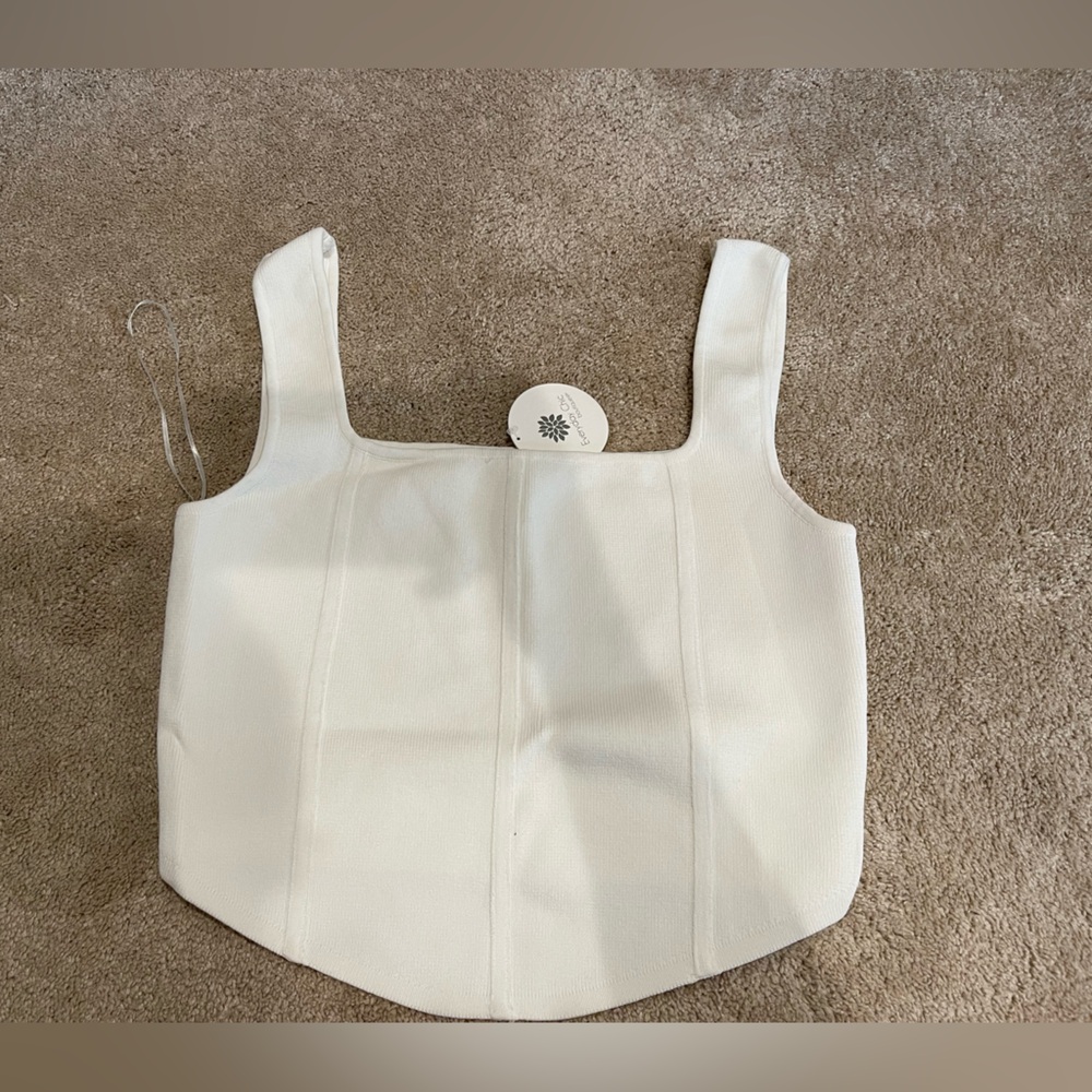 White Crop Top